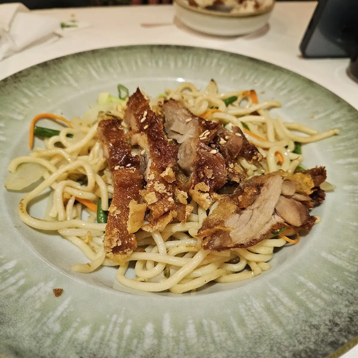 鴨肉炒麵